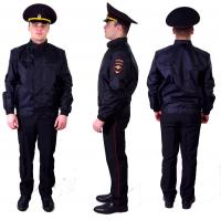 Куртка-ветровка полицейского на резинке (плащевка)
