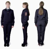 Костюм Полиции женский (ткань габардин) с брюками