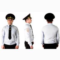 Рубашка Полиции с шевронами (длинный и короткий рукав )